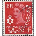 NORTHERN IRELAND, QE II Wilding definitive, red...