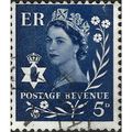 NORTHERN IRELAND, QE II Wilding definitive, blu...