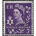 NORTHERN IRELAND, QE II Wilding definitive, violet-blue 1958, 3d, #3