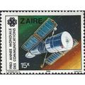 ZAIRE, SPACE, Satellite Communications, white 1...