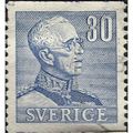 SWEDEN, King Gustav V, blue 1940, 30ore, #2