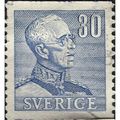 SWEDEN, King Gustav V, blue 1940, 30ore, #2