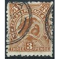 New Zealand 1898 SG251 3d Yellow-Brown Fine Use...