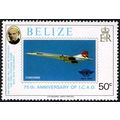 Belize 1979 Rowland Hill ICAO 50c Concorde Unmo...