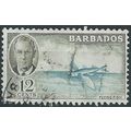 Barbados 1950 SG277 12c Greenish-Blue & Brown-O...