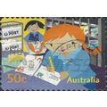 AUSTRALIA, Postie Kate sortin, blue & violet 20...