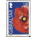 GIBRALTAR, FLOWER, Corn poppy, Papaver rhoeas, blue 2004, UK