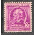 861 3c Ralph Emerson Fine MNH Q7330