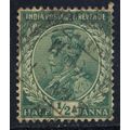 British India Stamp King George V Half Anna Gre...