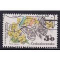 CZECHOSLOVAKIA 1983 NATURE 50h MOTH USED / CTO ...