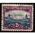 South Africa 1950 Building 2d Used Stamp