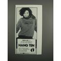 1983 Hang Ten Ad - Women's Fashion, Sweater