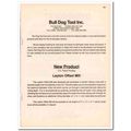 Bull Dog Tool Inc 1993 Vintage Catalog Oil Layt...