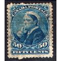 Canada 1893 Sg116 50c blue fine used (CB)