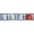 1986 4 different values - MNH (**)