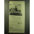 1949 Jaguar Mark V Car Ad - The finest car of i...