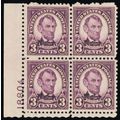 672, Mint VF/XF NH 3¢ Nebraska GEM Plate Block ...