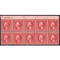 540, Mint VF NH 2¢ Plate Block of Ten (Imperf t...