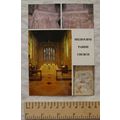 old postcard Melbourne Parish Church, Derbyshir...