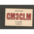 QSL Card GM3GLM Ray Lamb Southview 110 Airbles ...