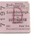 B.T.C. Edmondson Ticket - Loughborough Midland ...