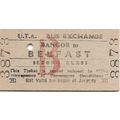 U.T.A. Edmondson Ticket - Bangor to Belfast
