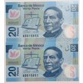 Mexico UNCIRCULATED $20 Pesos polymer 2018 Beni...