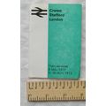 1971 BR train services Crewe Staffird London