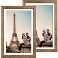 Capcillin 11X17 Picture Frame Wood Pattern Rust...