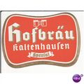 old Austrian beer label - Hofbräu Kaltenhausen ...