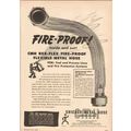 chicago metal hose corp 1950 fire-proof cmh rex...