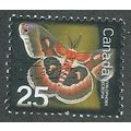 CAN 2007 25c ' INSECTS - CECROPIA MOTH' FINE US...