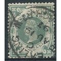 1887 SG211 1/- Green with EALING CDS Cancel Fre...