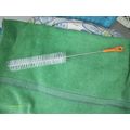 1 pc Bottle tube Brush clear stiff nylon Bristl...