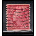 Used 492 2c George Washington Barely Clears K3801