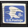 Used U557 8c Eagle Fine Cut Square Z2914
