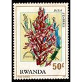 Rwanda 1976 Flower 50c MH Stamp Orchids