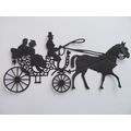 6 x Tattered Lace Die Cuts Horse & Carriage in ...
