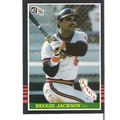 1985 Donruss baseball Reggie Jackson card #57 -...