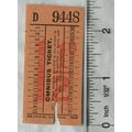 Vintage: 1½d Bell Punch Co omnibus ticket