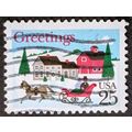 STAMP United States SG2380 1988 25c Christmas -...