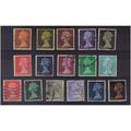 1967 GB DEFINITIVES SET F/U SG 723-744