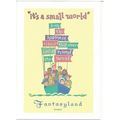 DISNEYLAND 'Fantasyland Collectible Litho card ...
