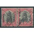 South West Africa 1926 SG42 1d Blue & Carmine P...