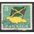 Jamaica 1964 - SG221 - 3d yellow/black/green - ...