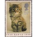 GB, CATS, RSPCA Kitten, light brown 1990, 20p