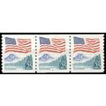 2280a 25c U.S. Flag Very Fine MNH PNC 8/3 W1395