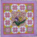 Quilted Wall Hanging for Nursery Tulip Babies 0...