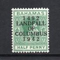 Bahamas - 1942 - ½d Bluish Green (sg162) Mint N...
