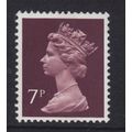X874 U154 7p Purple-brown CENTRE BAND Unmounted...
